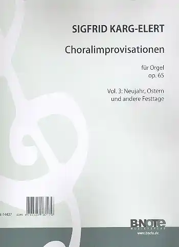 66 Choralimprovisationen op.65 Band 3 für Orgel Sale