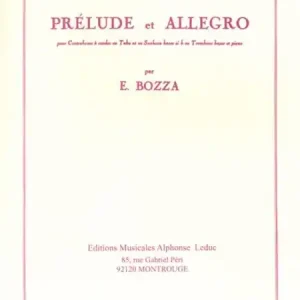 Kostenloser Rückversand Prelude et allegro pour contre- basse et piano