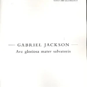 Ave gloriosa mater salvatoris for mixed chorus a cappella Heißes Angebot