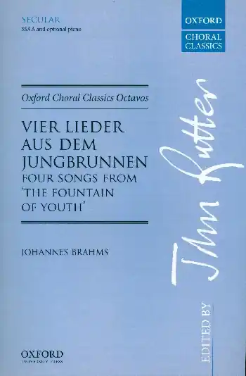 4 Lieder aus dem Jungbrunnen for female chorus a cappella (piano ad lib) Kracherpreis