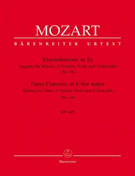 Top-Seller Konzert Es-Dur KV449 für Klavier und Orchester für