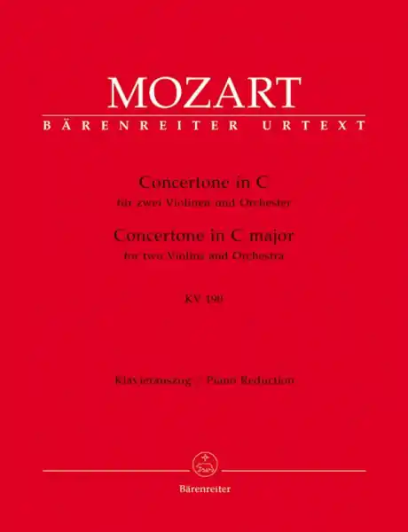 Concertone C-Dur KV190 für 2 Violinen und Orchester Mega-Angebot