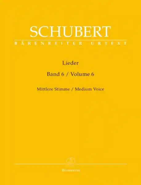 Lieder Band 6 für Gesang (mittel) und Klavier praktische Ausgabe Rabatt