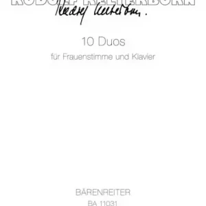 10 Duos für Frauenstimme und Klavier Sichere Zahlung