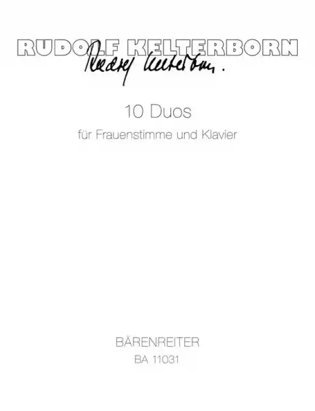 10 Duos für Frauenstimme und Klavier Sichere Zahlung