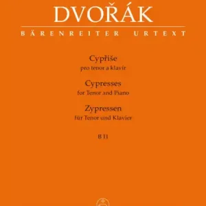 Zypressen B11 für Gesang (hoch) und Klavier (tschech) Billig