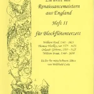 Online Kaufen Zu dritt mit Renaissancemeistern aus England Band 2 für 3 Blockflöten (SAT(B))