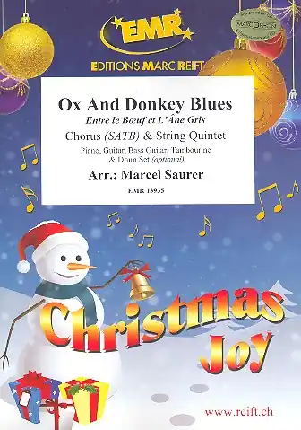 Ox And Donkey Blues for mixed chorus and 5 strings (rhythm group ad lib) Geprüft