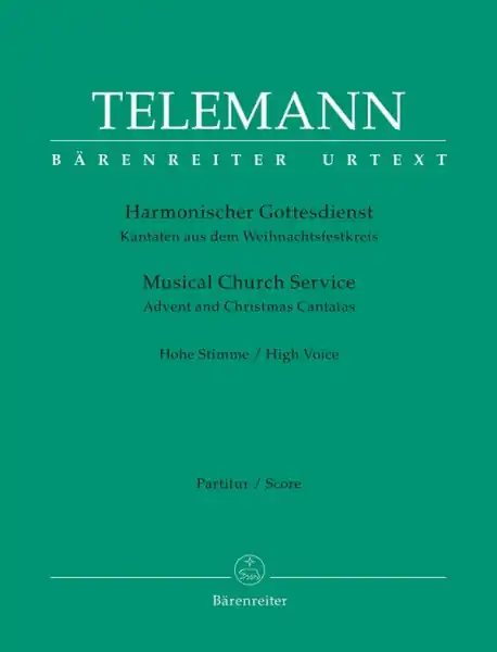 Der harmonische Gottesdienst - Kantaten aus dem Weihnachtsfestkreis für hohe Stimme, Melodieinstrume Bestpreis