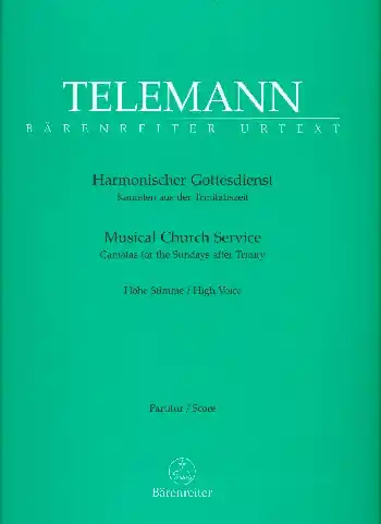 Harmonischer Gottesdienst (Trinitatis) für Gesang (hoch), Melodieinstrument und Bc Preisreduziert