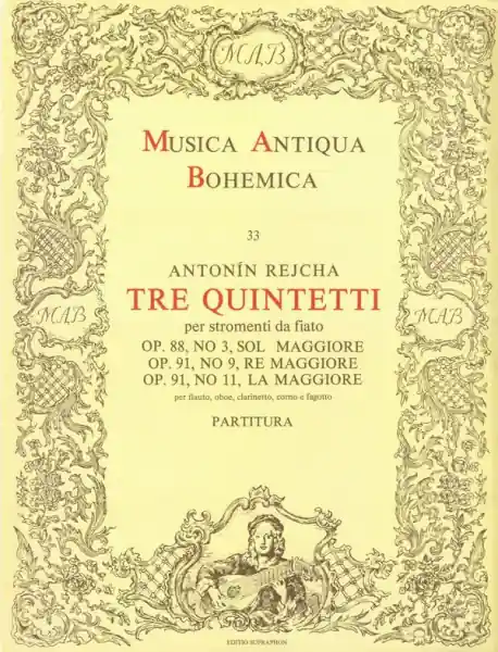 Heißes Angebot 3 Quintetti per stromenti da fiato für Flöte, Oboe, Klarinette, Horn und Fagott