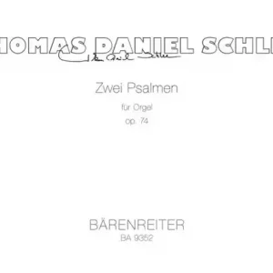 2 Psalmen op.74 für Orgel Must-Have