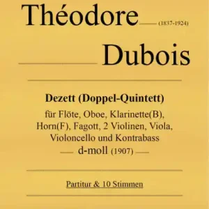 Knallerangebot Doppel-Quintett d-Moll für Flöte, Oboe, Klarinette, Horn, Fagott und 5 Streicher