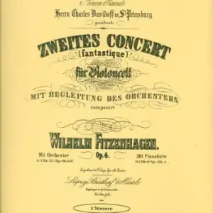 Konzert C-Dur op.4 Nr.2 für Violoncello und Orchester für Violoncello und Klavier Sonderaktion