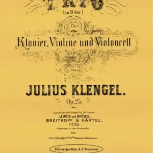 Heißes Angebot Trio D-Dur op.25 für Violine, Violoncello und Klavier
