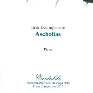 Ascholías for piano Wochenendangebot