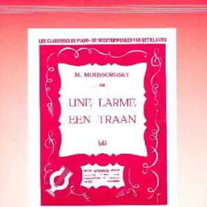 Preis Gesenkt Une larme - een traan pour piano