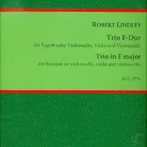 Trio F-Dur für Fagott (Violoncello), Viola und Violoncello Nur Heute