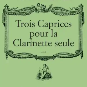 Bestpreis 3 Caprices pour clarinette seul