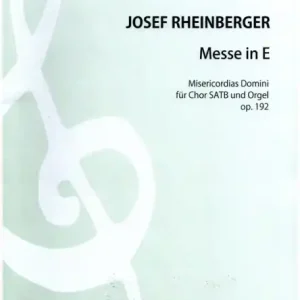 Direktkauf Messe in E op.192 (Misericordias Domine) für gem Chor und Orgel