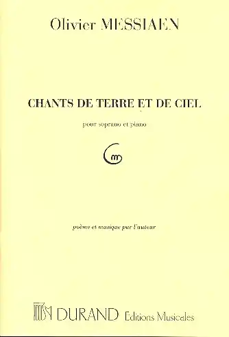 Chants de terre et de ciel soprano et piano Meistverkauft