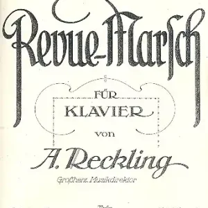 Revuemarsch für Klavier Sale