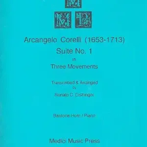 Corelli Suite no.1 for baritone horn and piano Neu