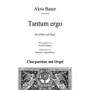 Tantum ergo für gem Chor (SABar) und Orgel Beliebt