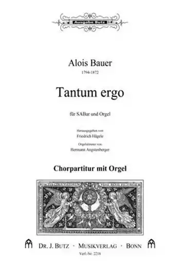 Tantum ergo für gem Chor (SABar) und Orgel Beliebt