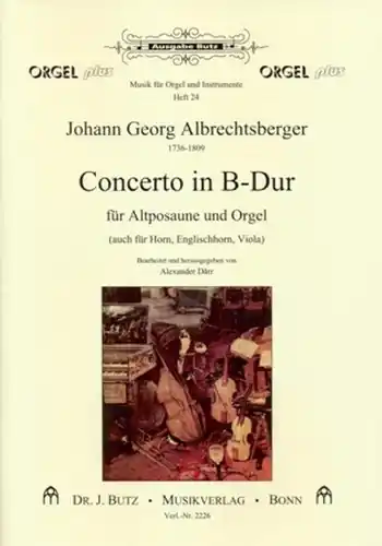 Konzert B-Dur für Altposaune und Streicher Markenware