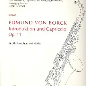 Geprüft Introduktion und Capriccio op.11 für Altsaxophon und Klavier