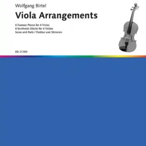 Viola Arrangements für 4 Violen Nur Heute