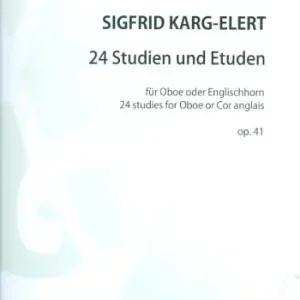 24 Studien und Etüden op.41 für Oboe Top-Seller