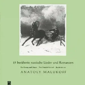 15 berühmte russische Lieder und Romanzen für Gesang (dt/russ) und Gitarre Sale