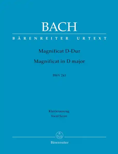 Preisreduziert Magnificat D-Dur BVW243 für Soli, gem Chor und Orchester