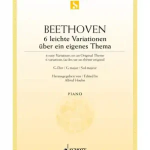 6 leichte Variationen G-Dur WoO 77 für Klavier Solange Der Vorrat Reicht