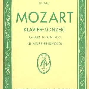 Konzert G-Dur KV453 für Klavier und Orchester Highlight