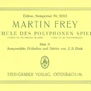 Schule des polyphonen Spiels Band 3 für Klavier Kracherpreis