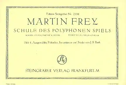 Schule des polyphonen Spiels Band 4 für Klavier Schnäppchen