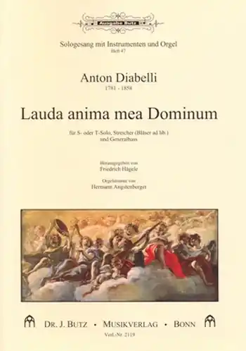 Lauda anima mea Dominum für Sopran (Tenor), Streicher und Bc, Bläser ad lib Beliebt