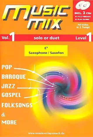 Music Mix vol.1 (+Online Audio) für Altsaxophon Online Kaufen