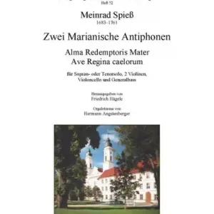 Online Kaufen 2 Marianische Antiphonen für Solo (S/T), 2 Violinen, Violoncello und Bc
