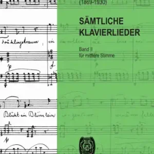 Nur Für Kurze Zeit Sämtliche Klavierlieder Band 2 für mittlere Singstimme und Klavier