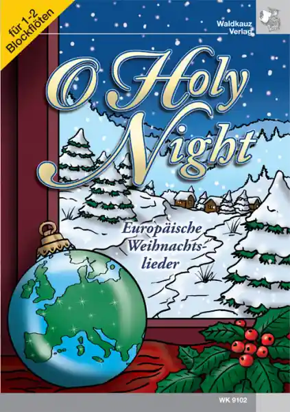 O holy Night für 1-2 Blockflöten Spielpartitur Expressversand