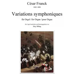 Variations symphoniques für Klavier und Orchester für Orgel Neu