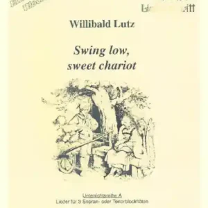 Swing low sweet chariot für 3 Blockflöten (SSS/TTT) Kostenloser Rückversand