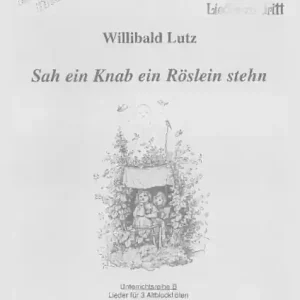 Sah ein Knab ein Röslein stehn für 3 Altblockflöten Garantierte Lieferung