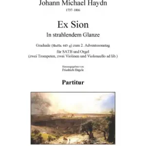 Neue Kollektion Ex Sion für gem Chor, 2 Trompeten, Violoncello und Orgel (2 Violinen ad lib)