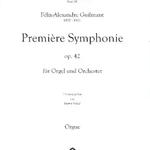 Aktuell Sinfonie Nr.1 op.42 für Orgel und Orchester