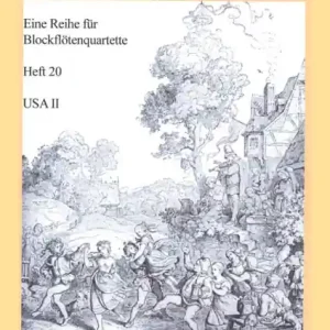 Lieder der Völker Band 20 - USA für 4 Blockflöten Neu